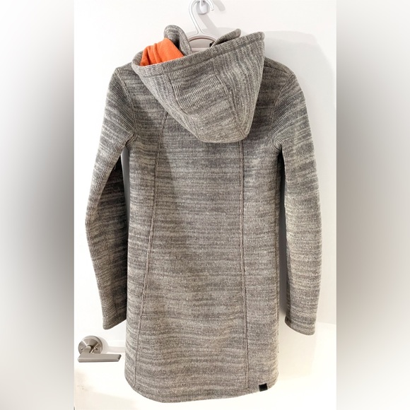 Bench Wool Blend Orange Fleece Lined Long Shacket (S) - Picture 2 of 4